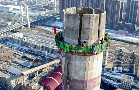 煙囪拆除施工平臺應(yīng)具備的各種條件