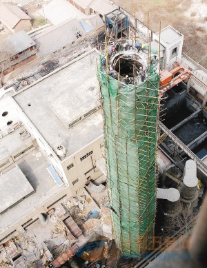 磚煙囪人工拆除施工工藝