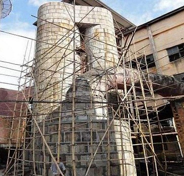 麻石脫硫塔拆除施工工藝