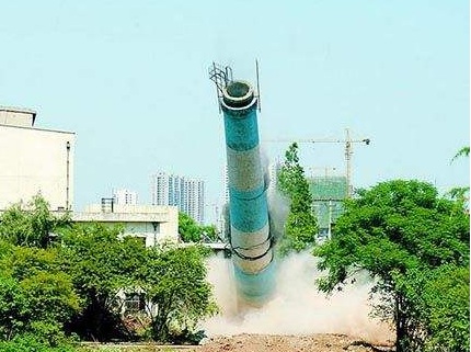 煙囪拆除的技術(shù)措施及文明施工