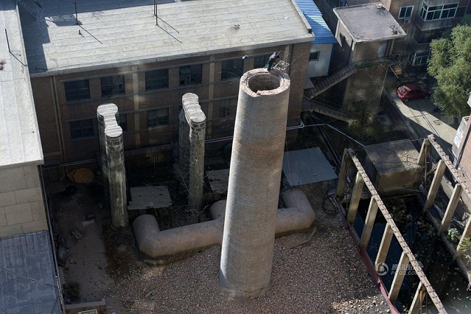 安康耒陽煙囪拆除