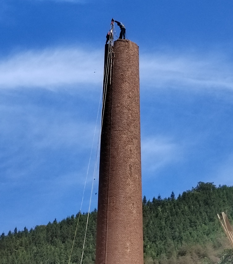 龍泉煙囪拆除-專項方案施工拆除