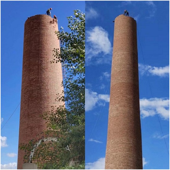 龍口煙囪拆除公司服務(wù)為先 誠信為本