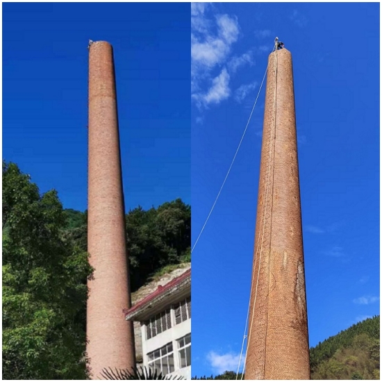 煙囪拆除公司專業(yè)人工拆除確保安全