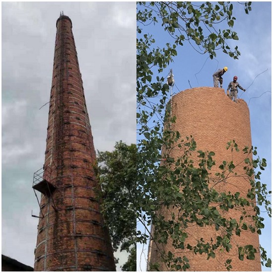 煙囪人工拆除的正確操作方法與經(jīng)驗分享