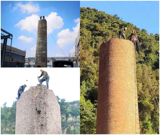 煙囪拆除公司:綠色,安全,高效的拆除方案